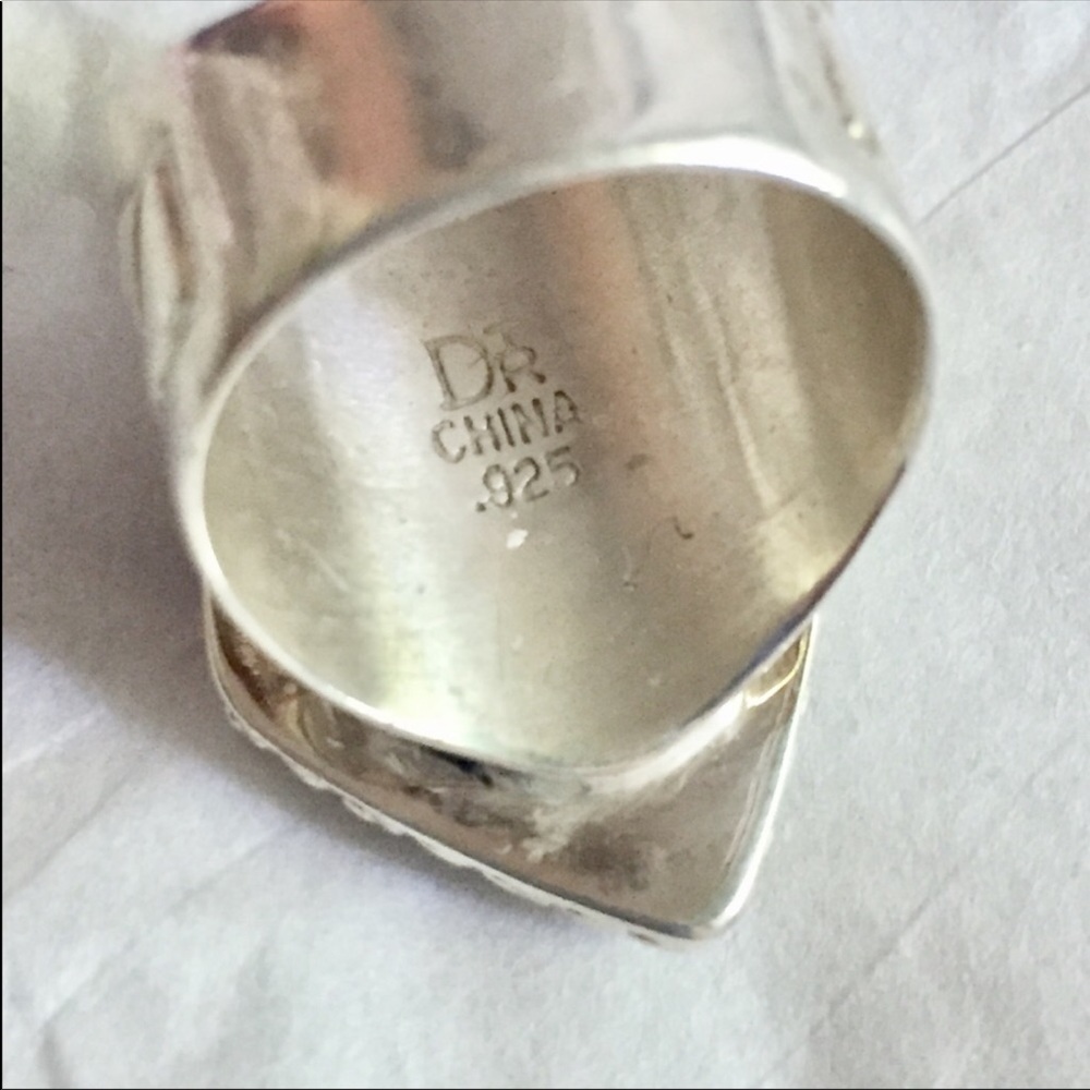 Jay King sterling silver chalcedony ring 7 - Picture 3 of 8